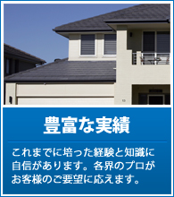 豊富な実績